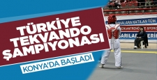 Büyükler Türkiye Tekvando Şampiyonası Konya'da başladı